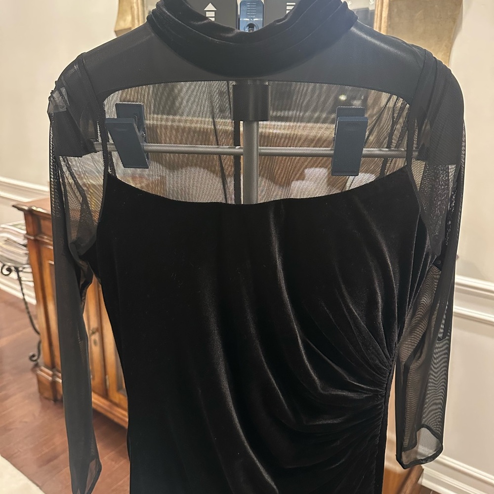 Eliza J Black Long Sleeve Dress - Picture 2 of 9